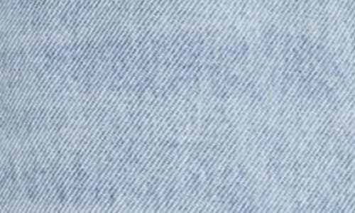 Hidden Jeans Raw Hem Denim Bermuda Shorts In Light Wash