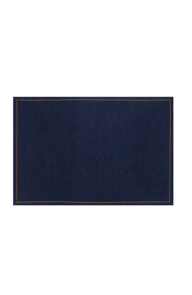C&F Home Denim Placemats Set of 6, Alternate, color, Blue