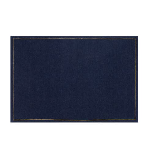 C & F Home C&f Home Denim Placemats Set Of 6 In Blue
