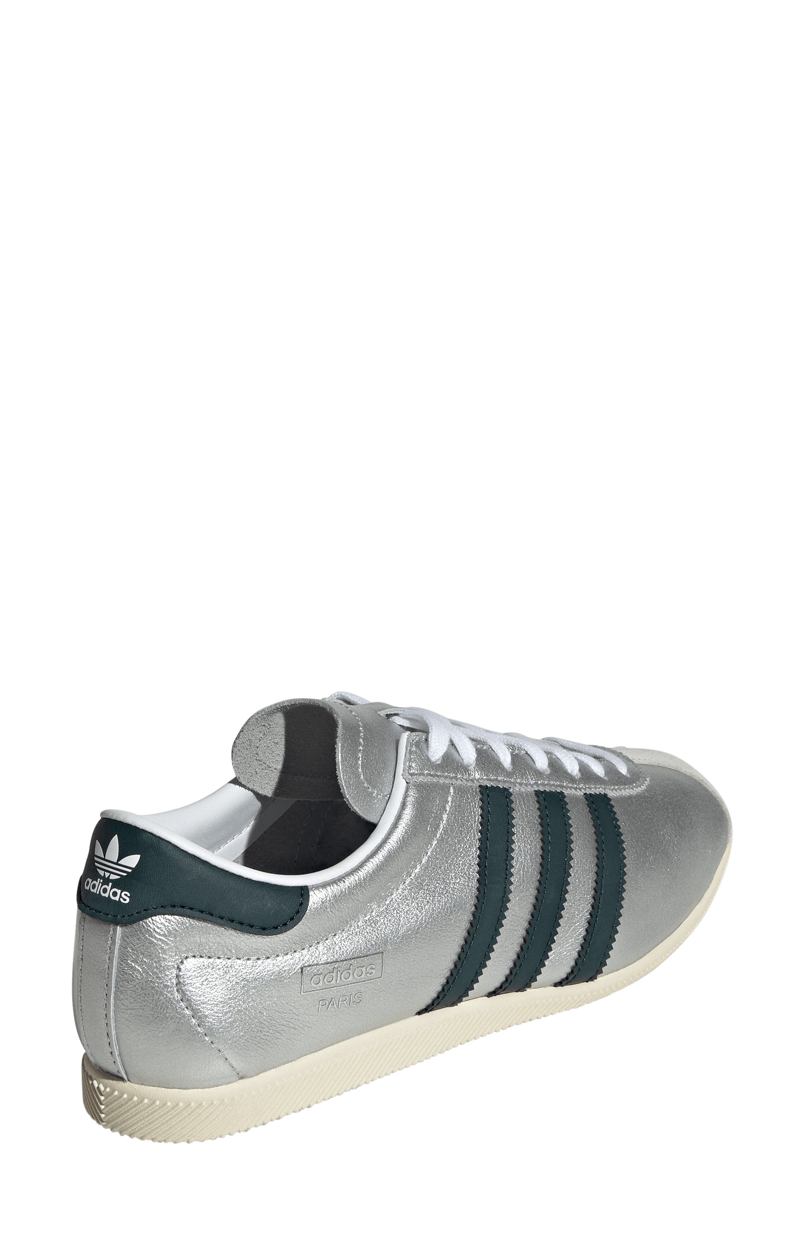 adidas Paris Sneaker, Alternate, color, Silver Met./ Ivy/ Cream