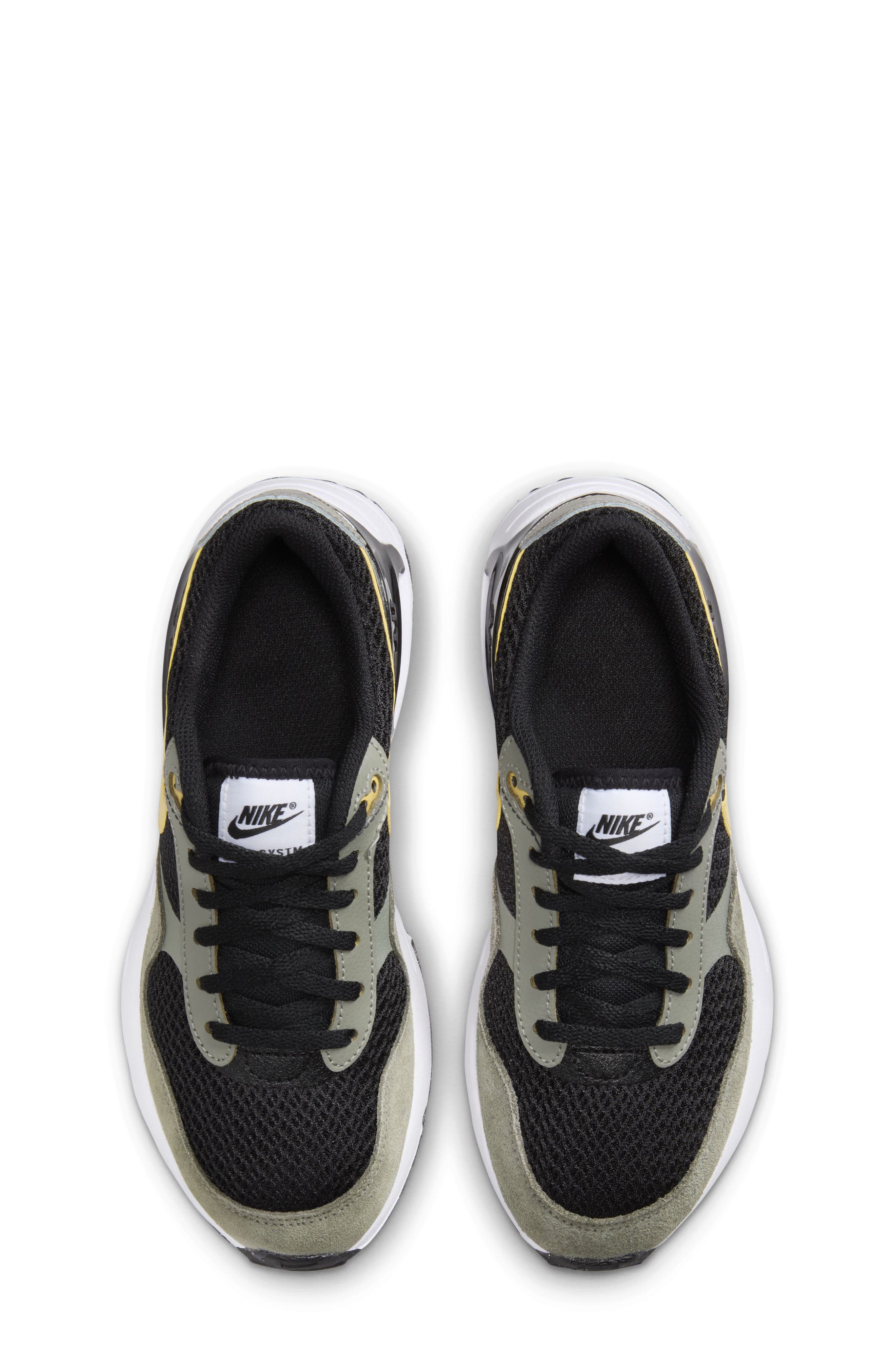 Air Max SYSTM Sneaker, Alternate, color, BLACK/ STUCCO/ BLACK/ GOLD