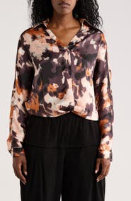 PATRIZIA LUCA Ruched Front Top