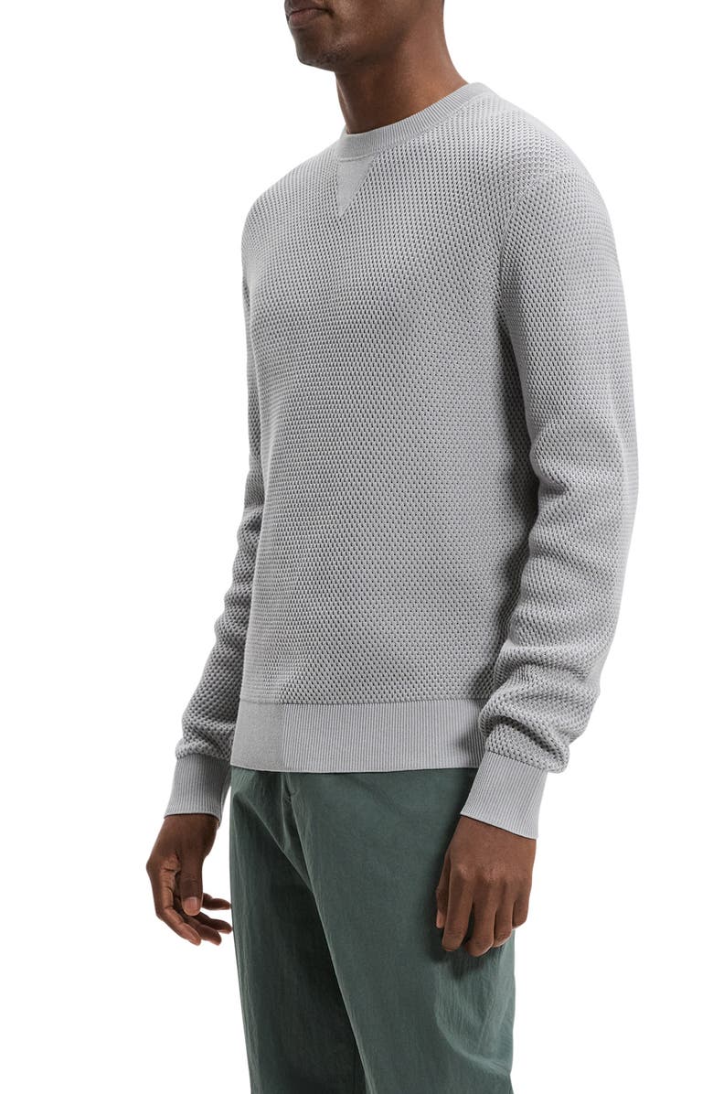 Theory Myhlo Texture Sweatshirt, Alternate, color, New Dark Vapor