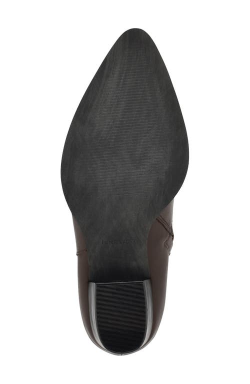 Nine West Taytay Pointed Toe Bootie In Burgundy
