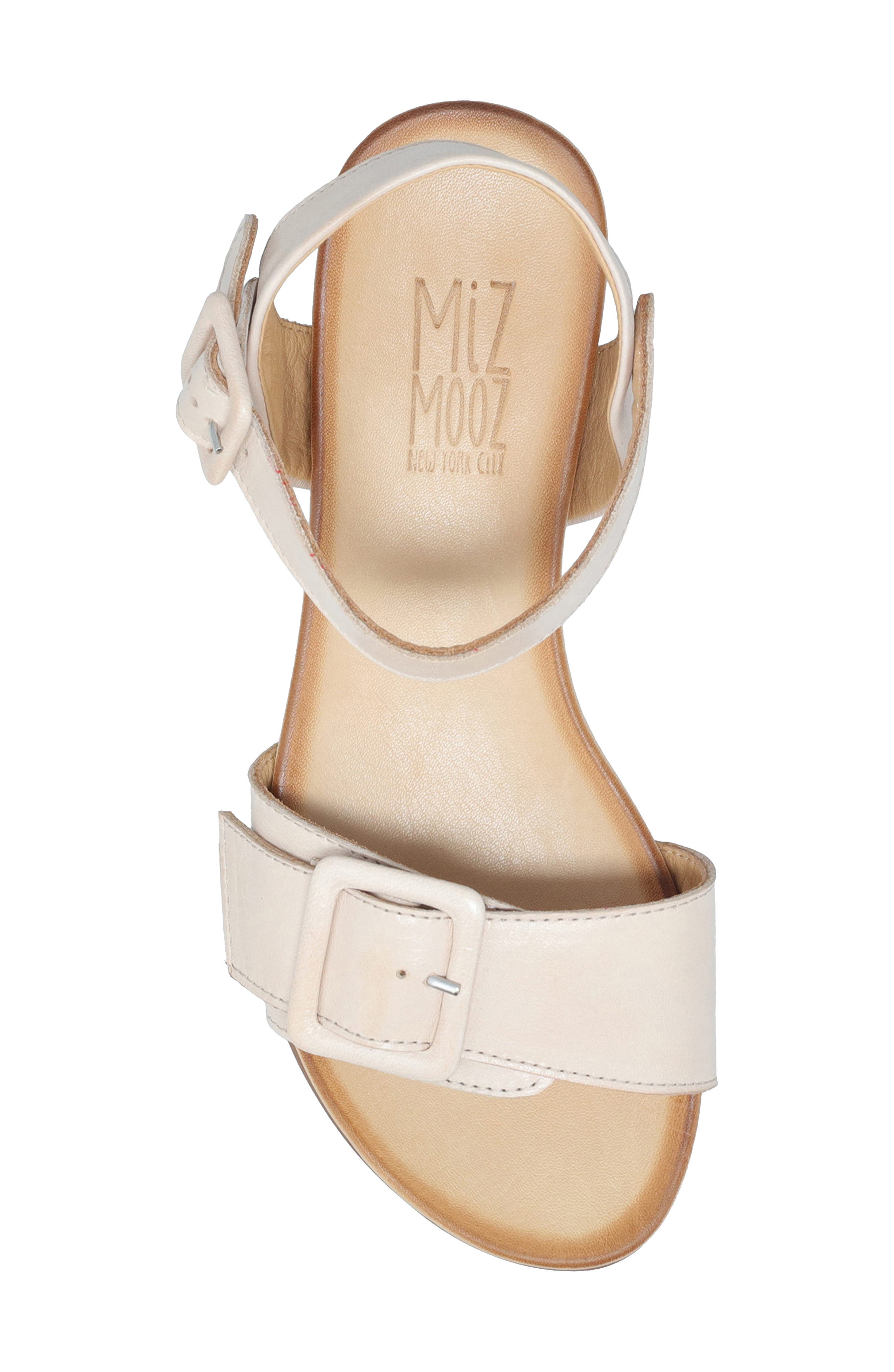 Miz Mooz Tatum Ankle Strap Sandal, Alternate, color, Latte