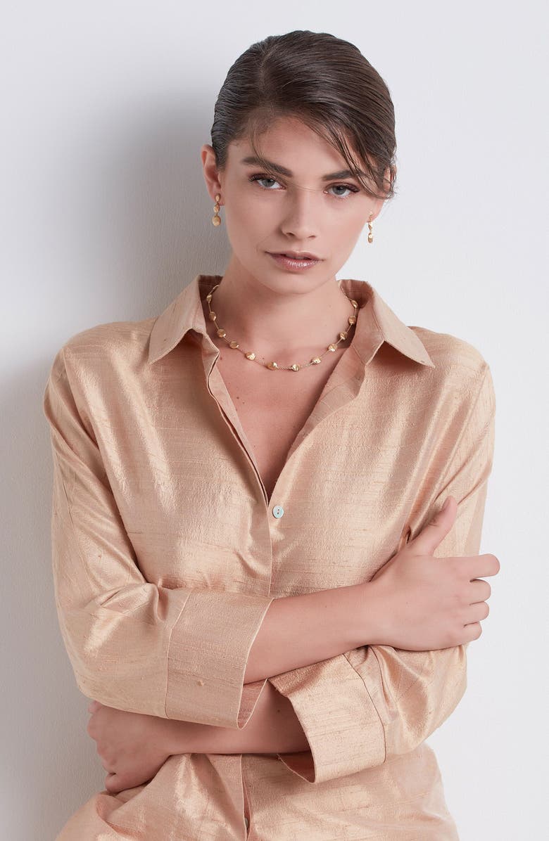 Marco Bicego Siviglia 18K Yellow Gold Triple Drop Earrings, Alternate, color,