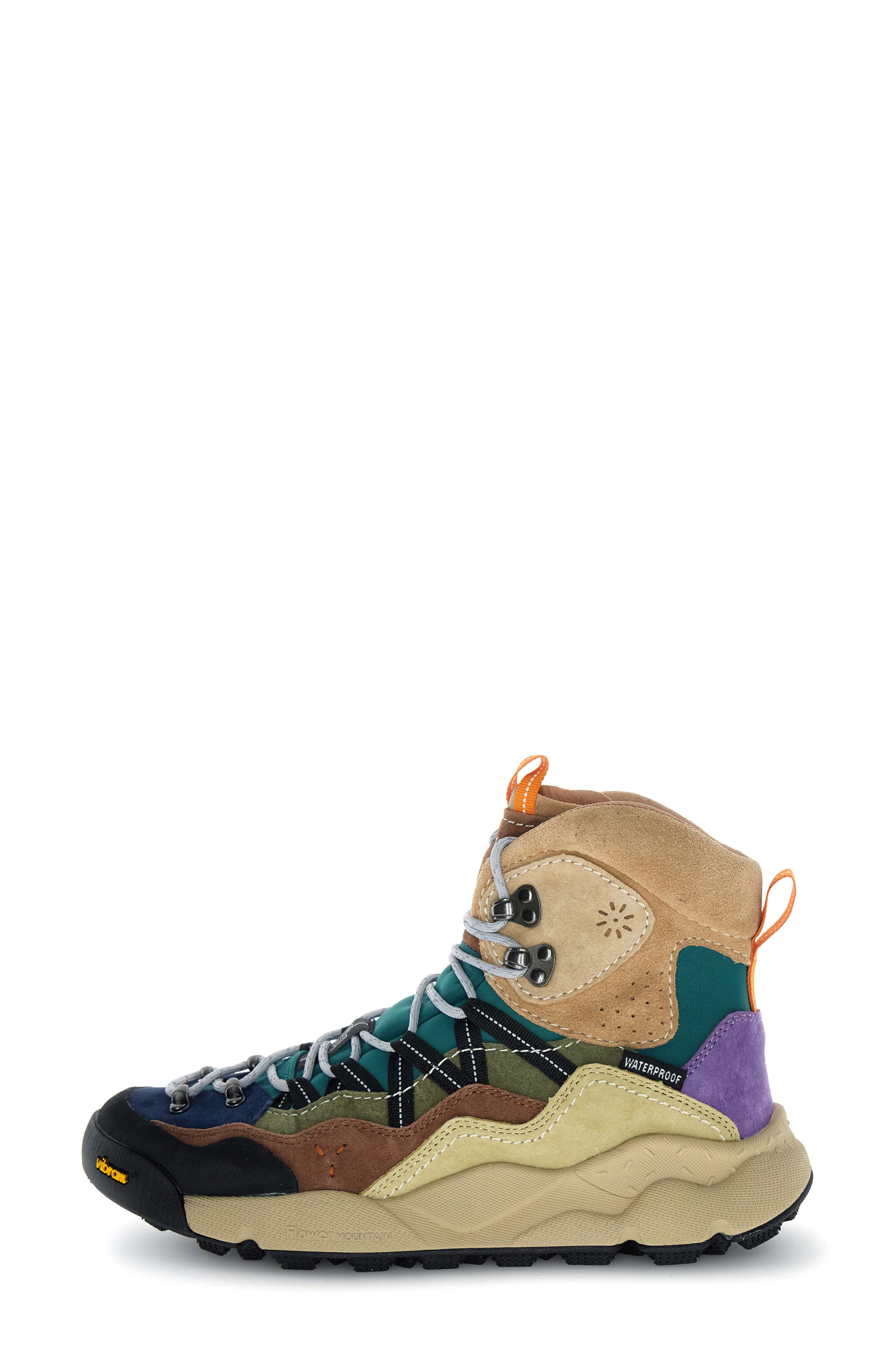 Bankei Waterproof Boot, Alternate, color, BROWN NAVY BLACK