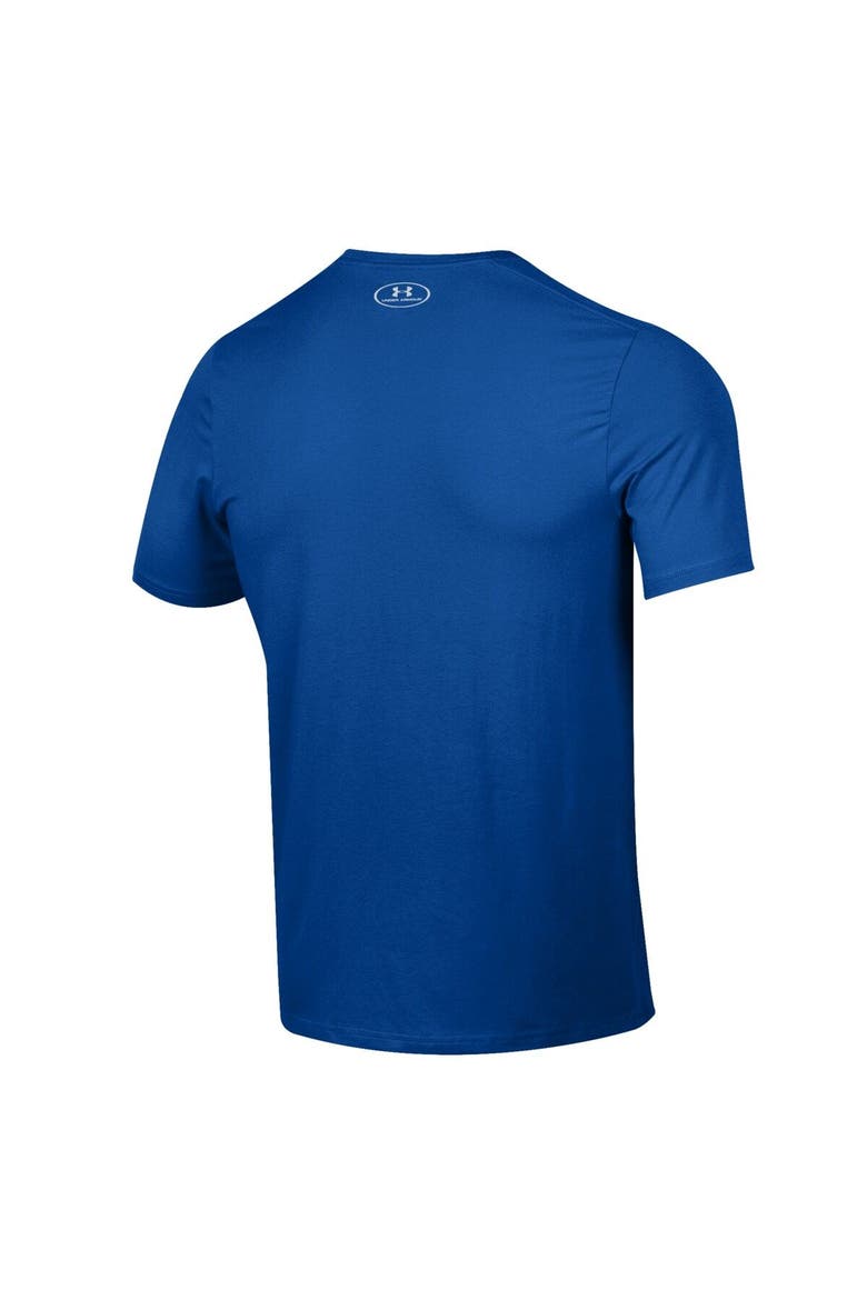 Men's Under Armour Royal Hampton Pirates 2022 Sideline Football Performance Cotton T-Shirt, Alternate, color, Royal