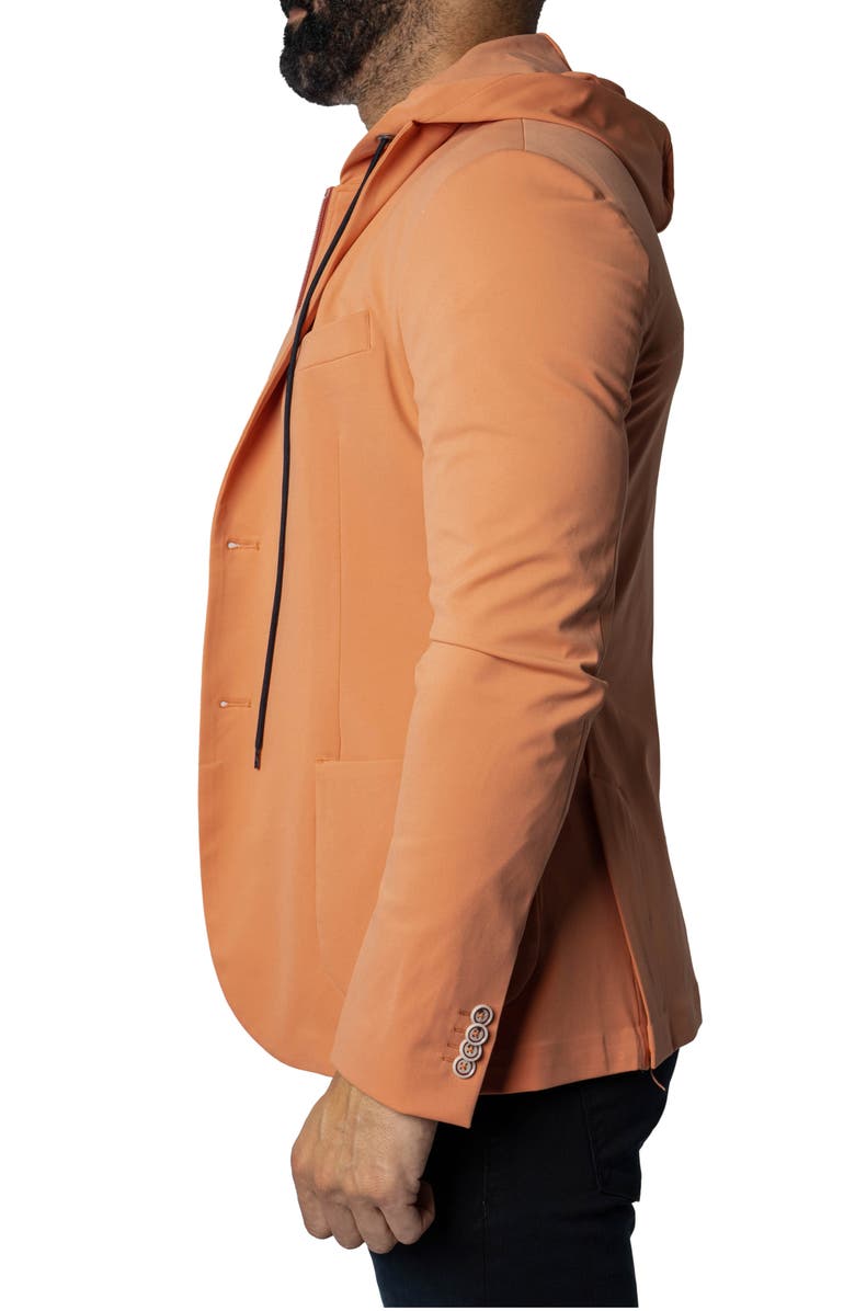 Maceoo Carnelian Stretch Jacket & Removable Hooded Bib, Alternate, color,