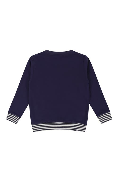 Lilly + Sid Organic Cotton Ok Slogan Print Sweatshirt In Multi