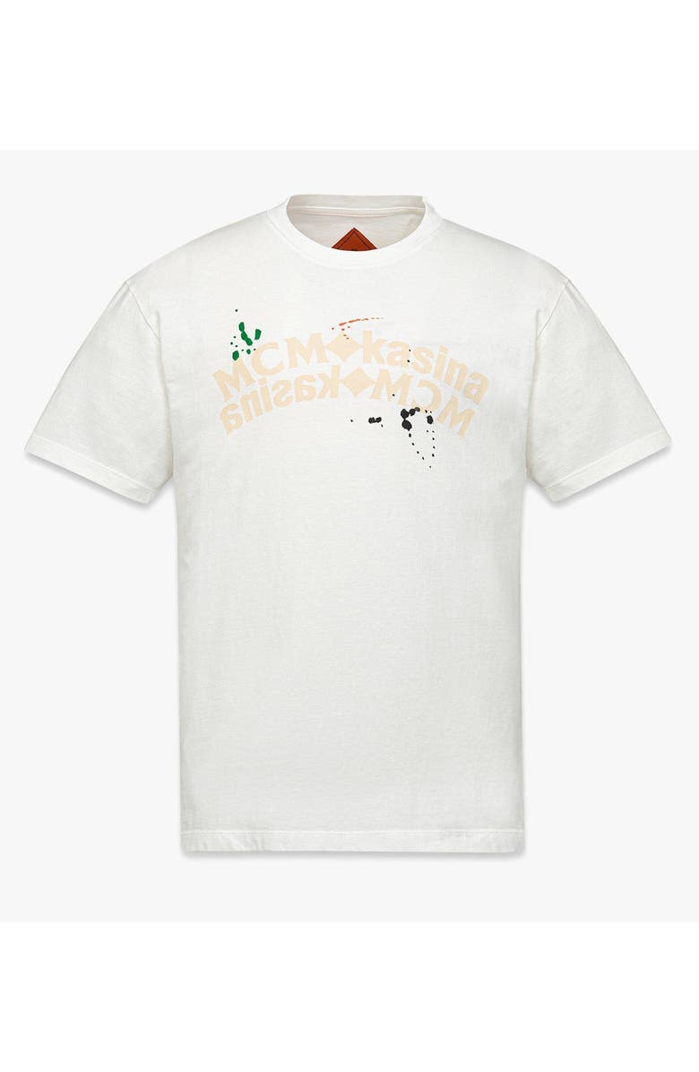 MCM x KASINA Logo T-Shirt, Main, color, White
