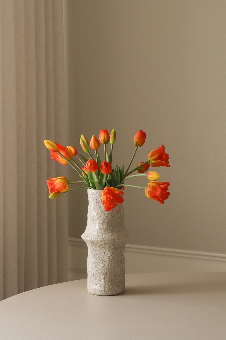 Orange Tulip Bouquet Mixed, Alternate, color, Orange