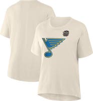FANATICS Women's Fanatics Cream St. Louis Blues 2025 Winter Classic Primary Logo T-Shirt