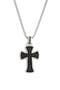 Men's Pavé Cross Pendant Necklace