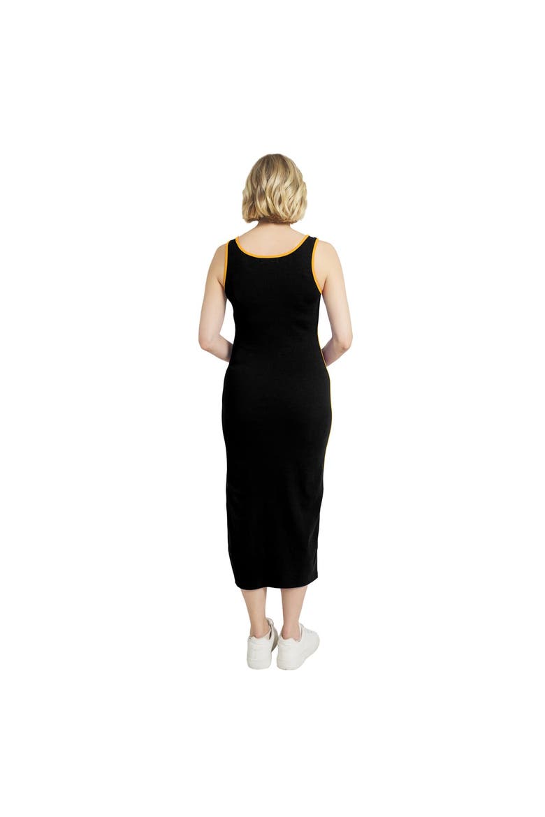 Women's WEAR by Erin Andrews  Black Pittsburgh Steelers Ribbed Tank Dress, Alternate, color, Black