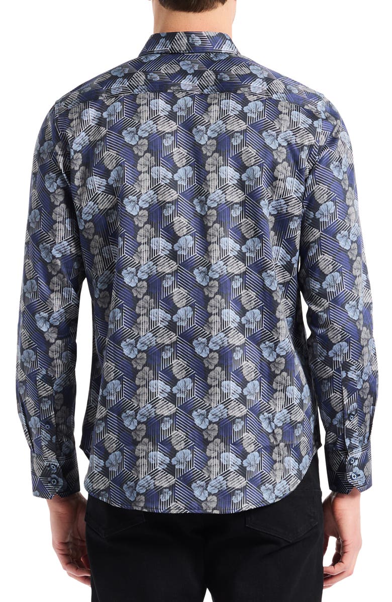 Robert Graham Henry Cotton Button-Up Shirt, Alternate, color, Blue Multi