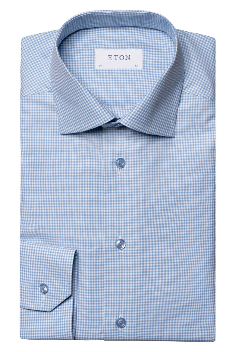 Contemporary Fit Textured Stretch Dress Shirt, Alternate, color, LT/ PASTEL BLUE