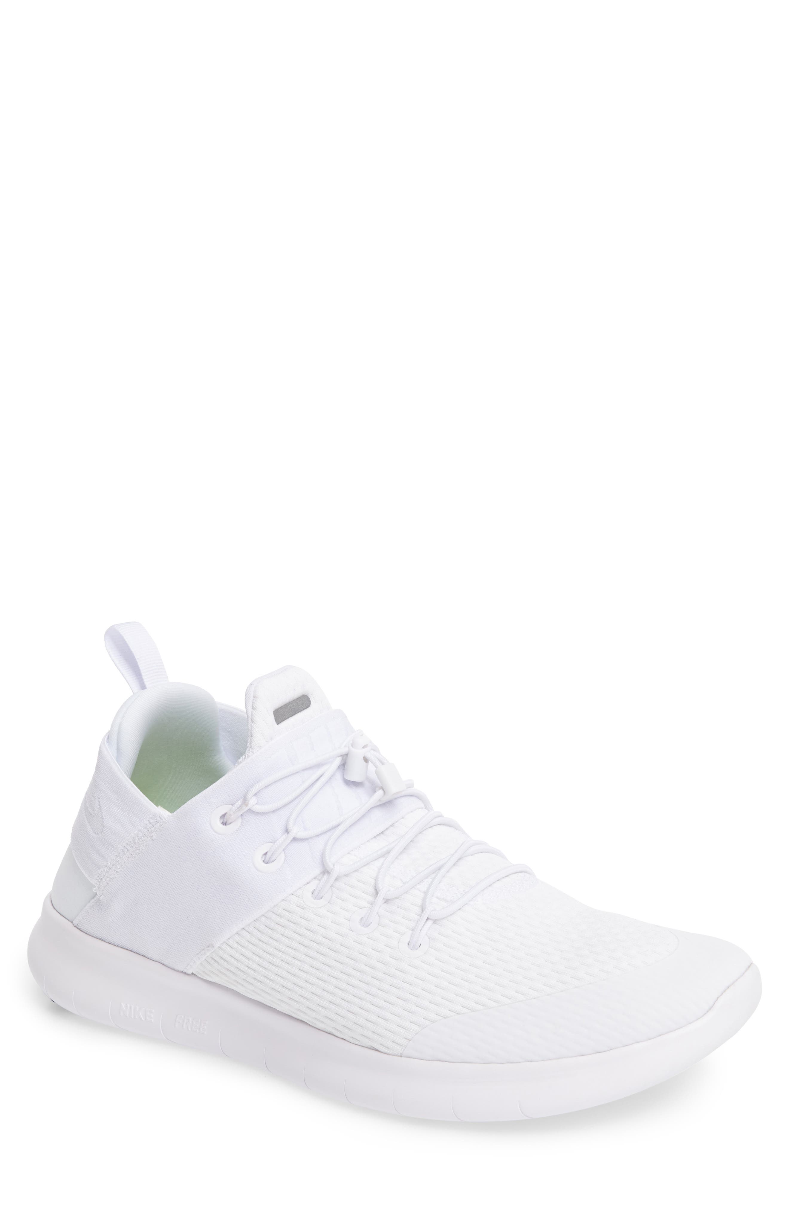 Free RN CMTR 2 Running Shoe, Main, color, WHITE/ WHITE/ PLATINUM/ GREY