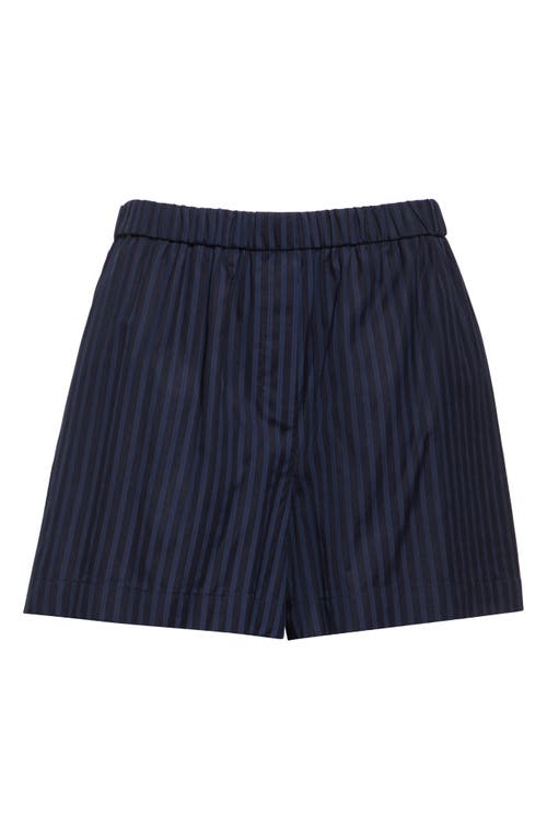 Theory Stripe Cotton Boxers Shorts