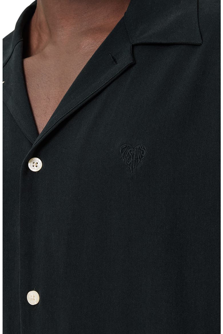 Rialto Camp Shirt, Alternate, color, BLAINN BLACK