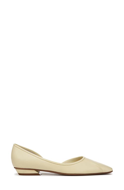Shop Sarto By Franco Sarto Debrah Half D'orsay Flat In Yellow