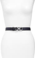 FERRAGAMO Salvatore Ferragamo Double Gancio Reversible Leather Belt