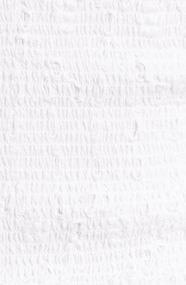 LoveShackFancy Jayce Long Sleeve Minidress, Alternate, color, 