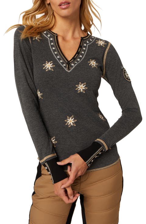 Natasha Organic Cotton Blend Henley