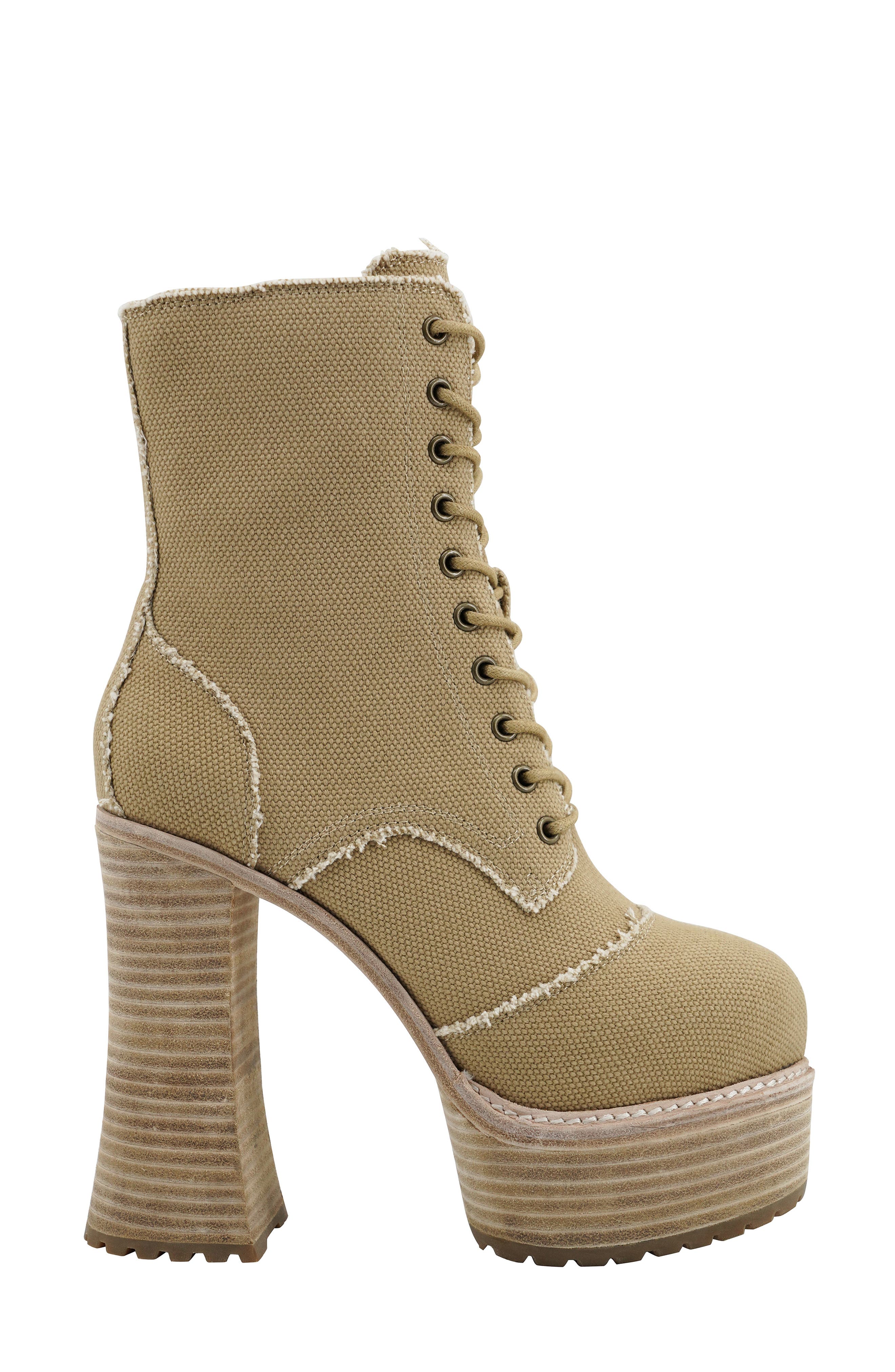 Johanny Platform Bootie, Alternate, color, NATURAL