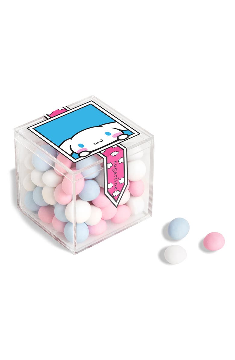 sugarfina Cinnamoroll<sup>™</sup> Creme Brulee Crunchies Set of 4 Candy Cubes, Alternate, color, 