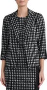 KASPER Open Front Seamed Jacket
