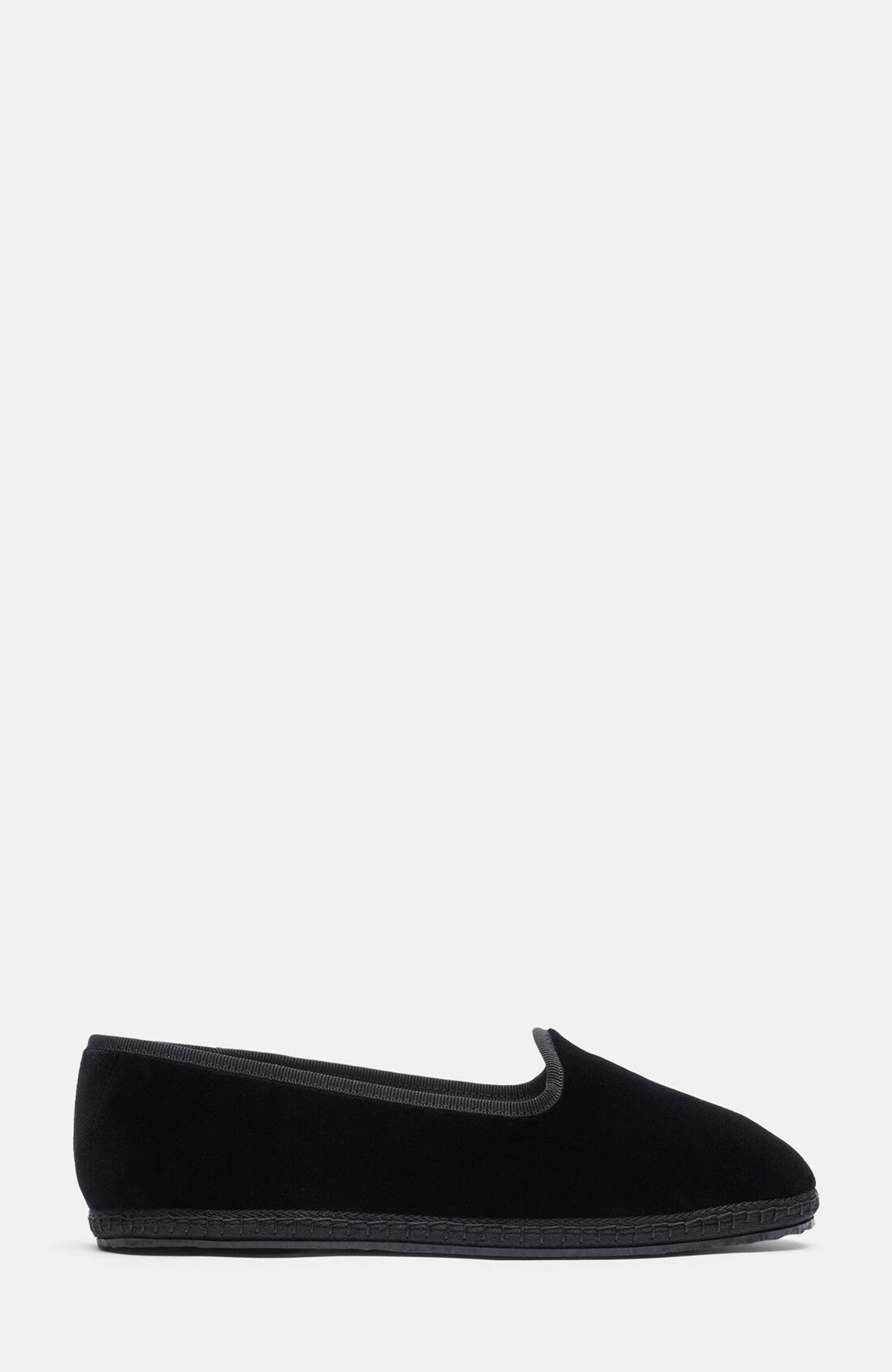 SCAROSSO Valentina Loafers, Alternate, color, Black - Velvet