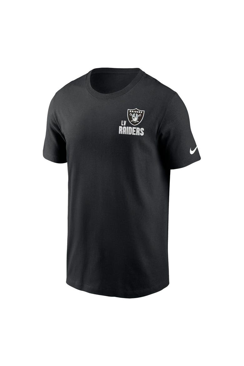 Men's Nike Black Las Vegas Raiders Blitz Essential T-Shirt, Alternate, color, Black