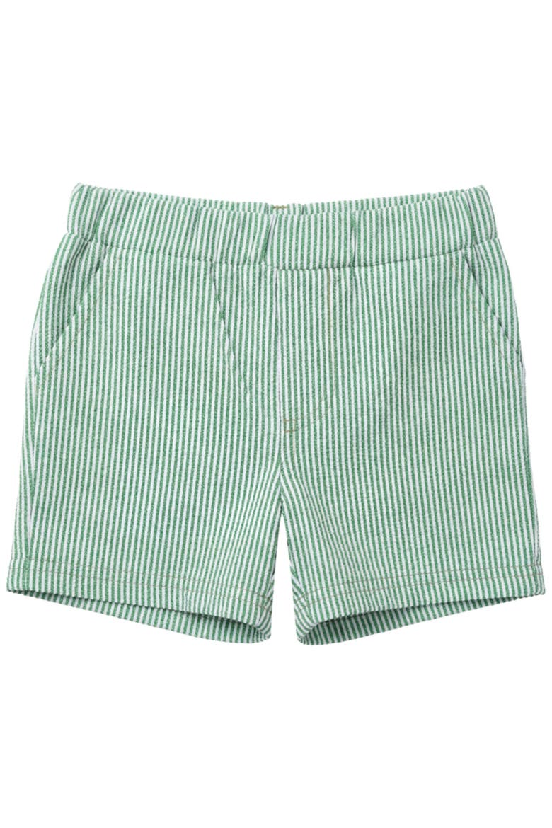 Striped Pull-On Pocket Shorts, Main, color, Green/White