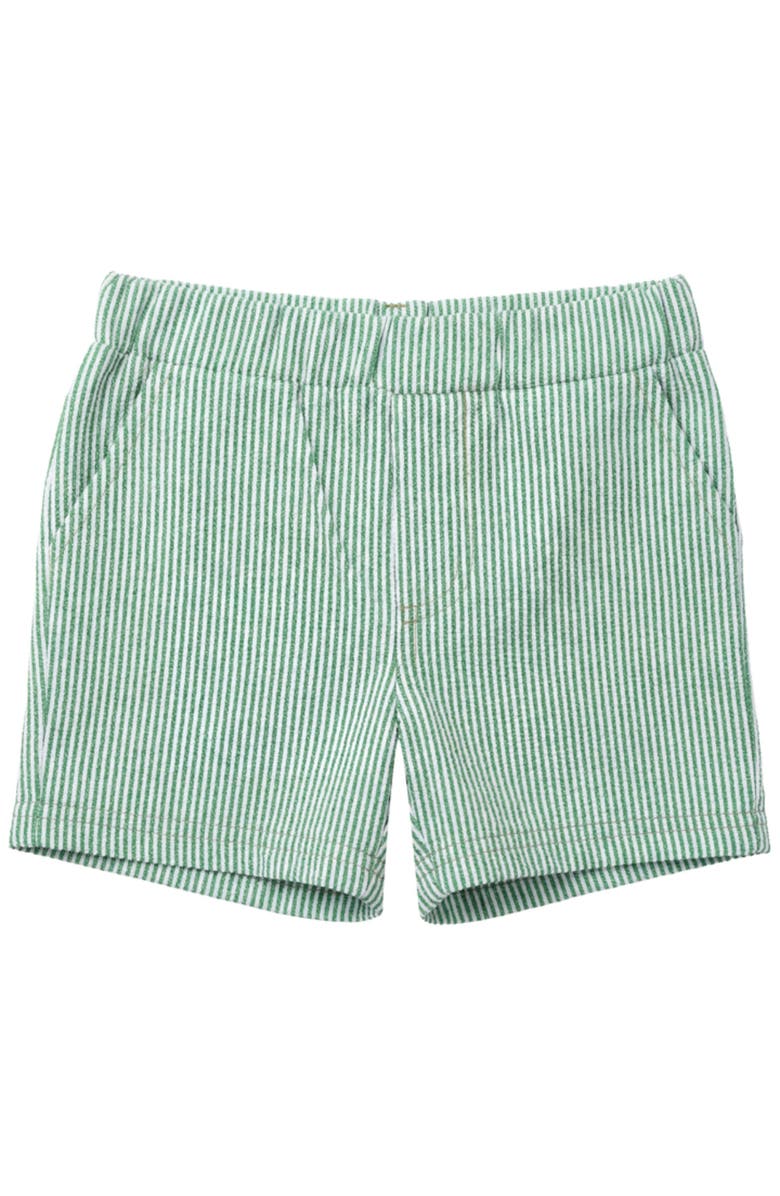 FYI Striped Pull-On Pocket Shorts, Main, color, Green/White