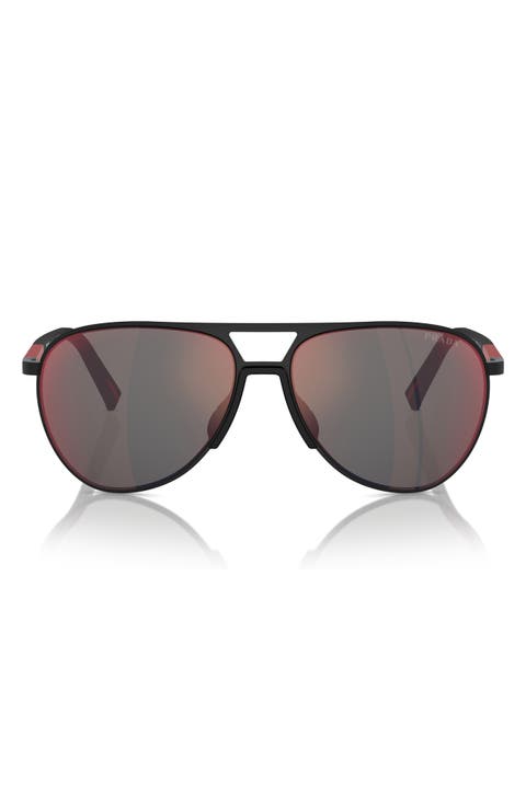 59mm Pilot Sunglasses