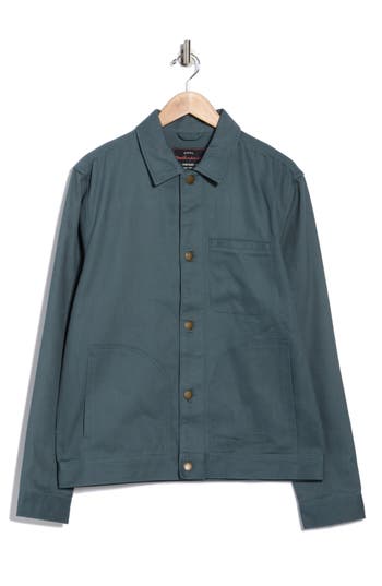 Weatherproof Vintage Cotton Twill Modern Trucker Jacket In Blue