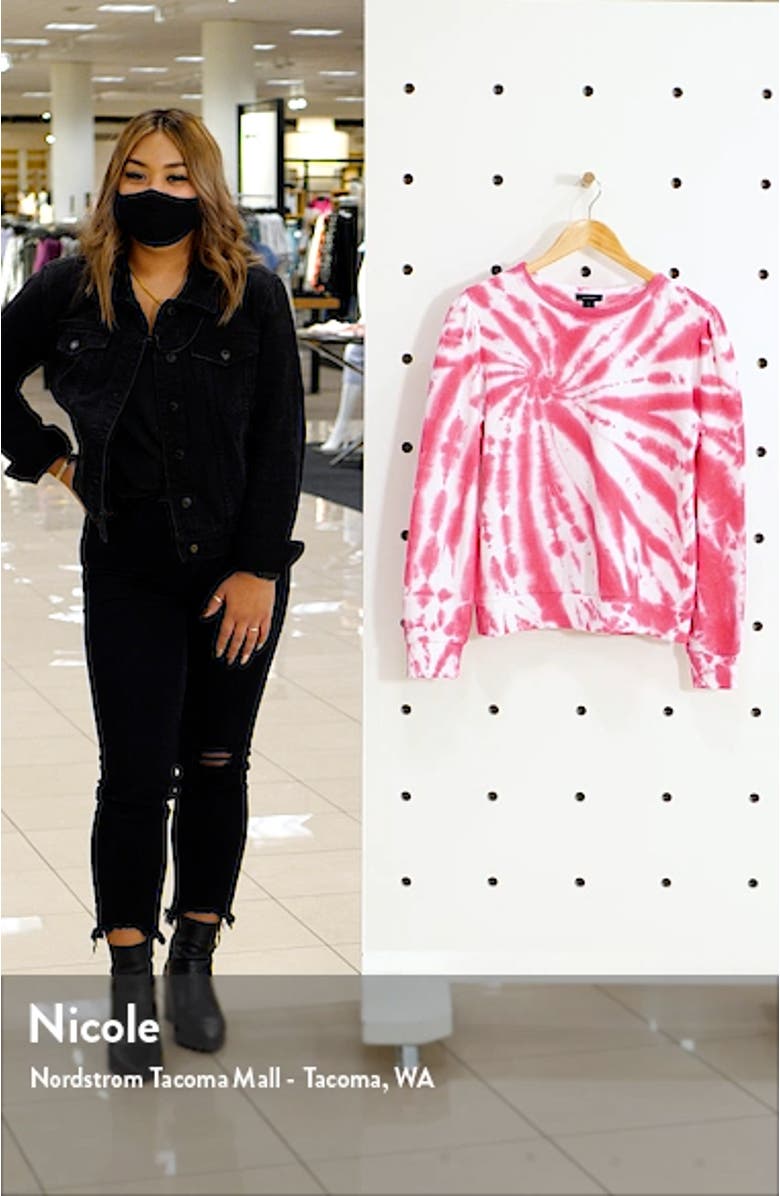 Puff Sleeve Sweatshirt, sales video thumbnail