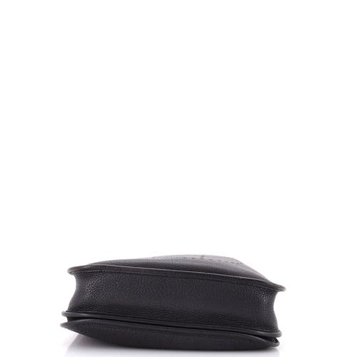 Pre-owned Hermes Hermes Evelyne Bag Gen Ii Clemence Pm In Black