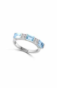 EFFY Sterling Silver Aquamarine Ring