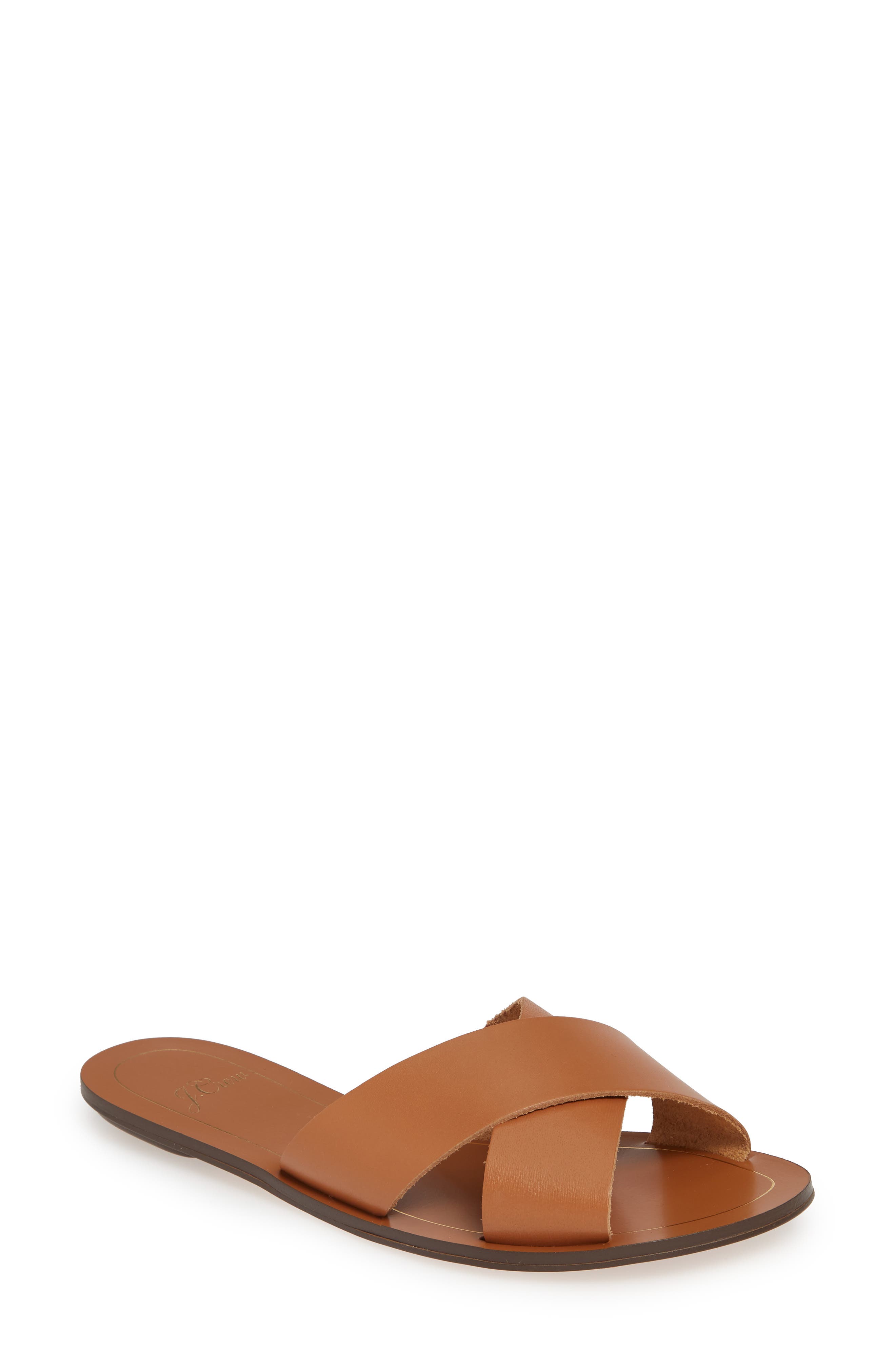 Cyprus Slide Sandal, Main, color, ROASTED PECAN