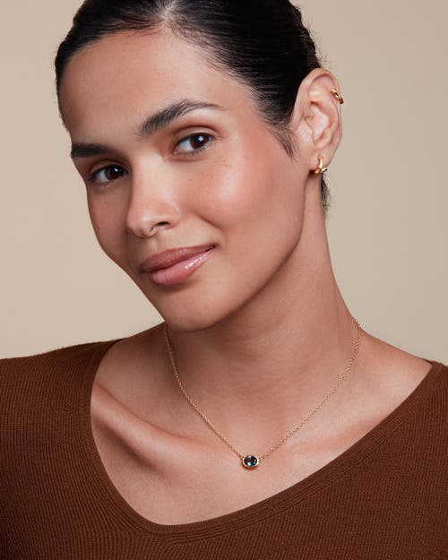 Eloise Jewelry Ellipse Necklace With Gemstone In Gold