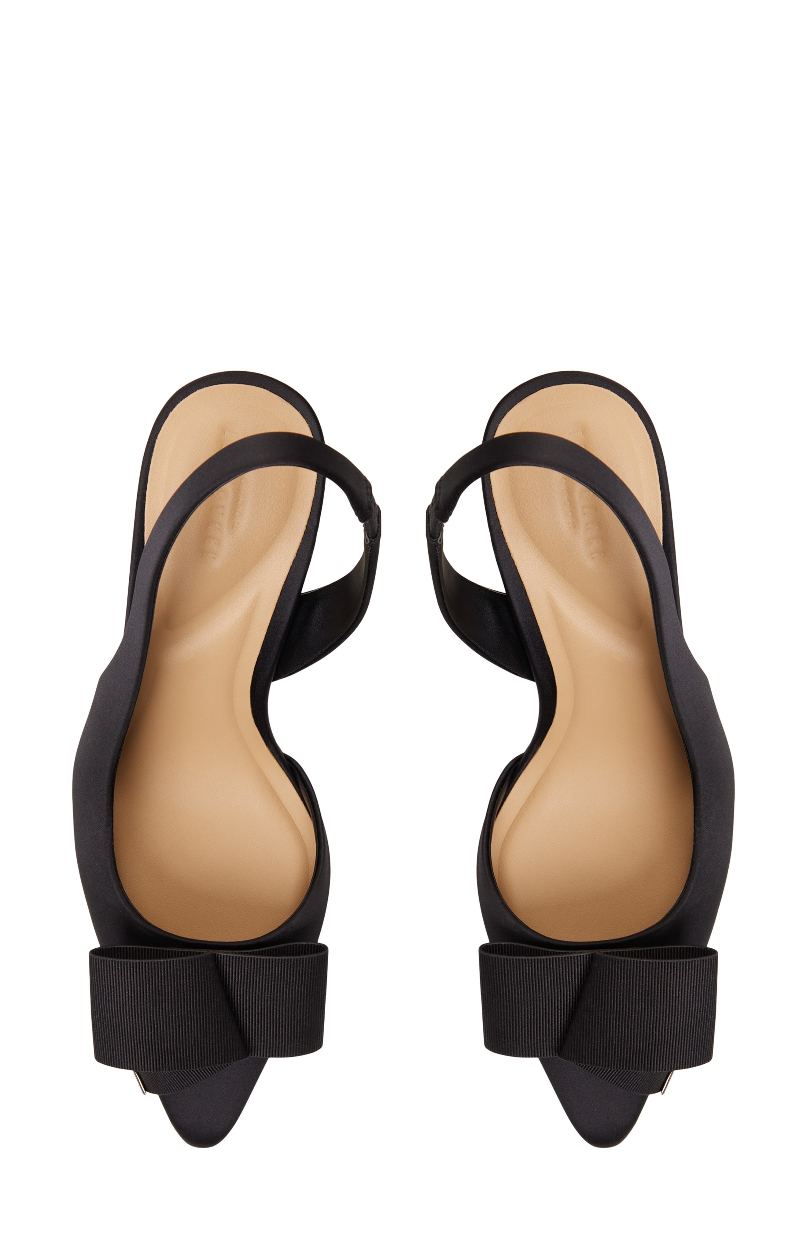 Ted Baker Lola Bow Slingback Pointed Toe Pump, Alternate, color, Black