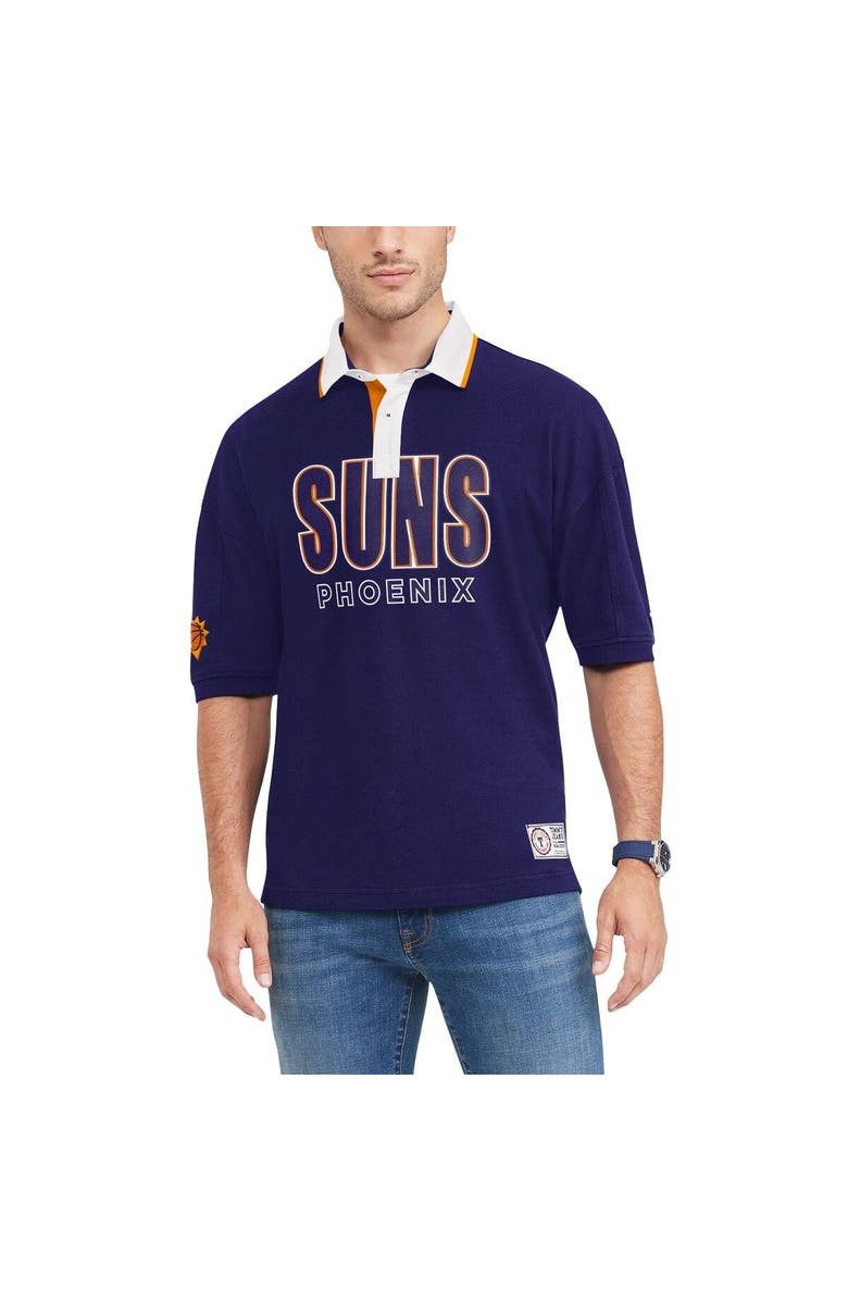 TOMMY JEANS Men's Tommy Jeans Purple Phoenix Suns Stanley Pique Polo, Alternate, color, Purple