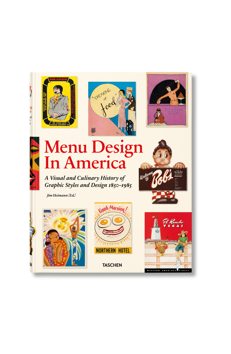 Taschen Menu Design in America, Main, color, Multicolor