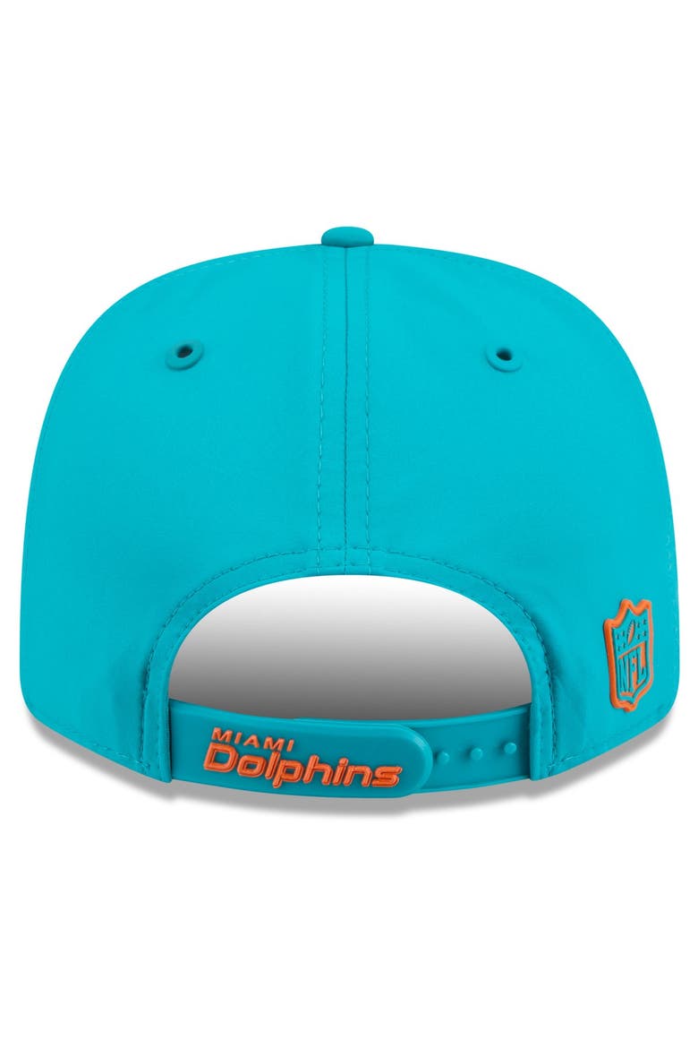 Men's New Era Aqua Miami Dolphins 2026 Sideline 9SEVENTY Adjustable Hat, Alternate, color, Aqua