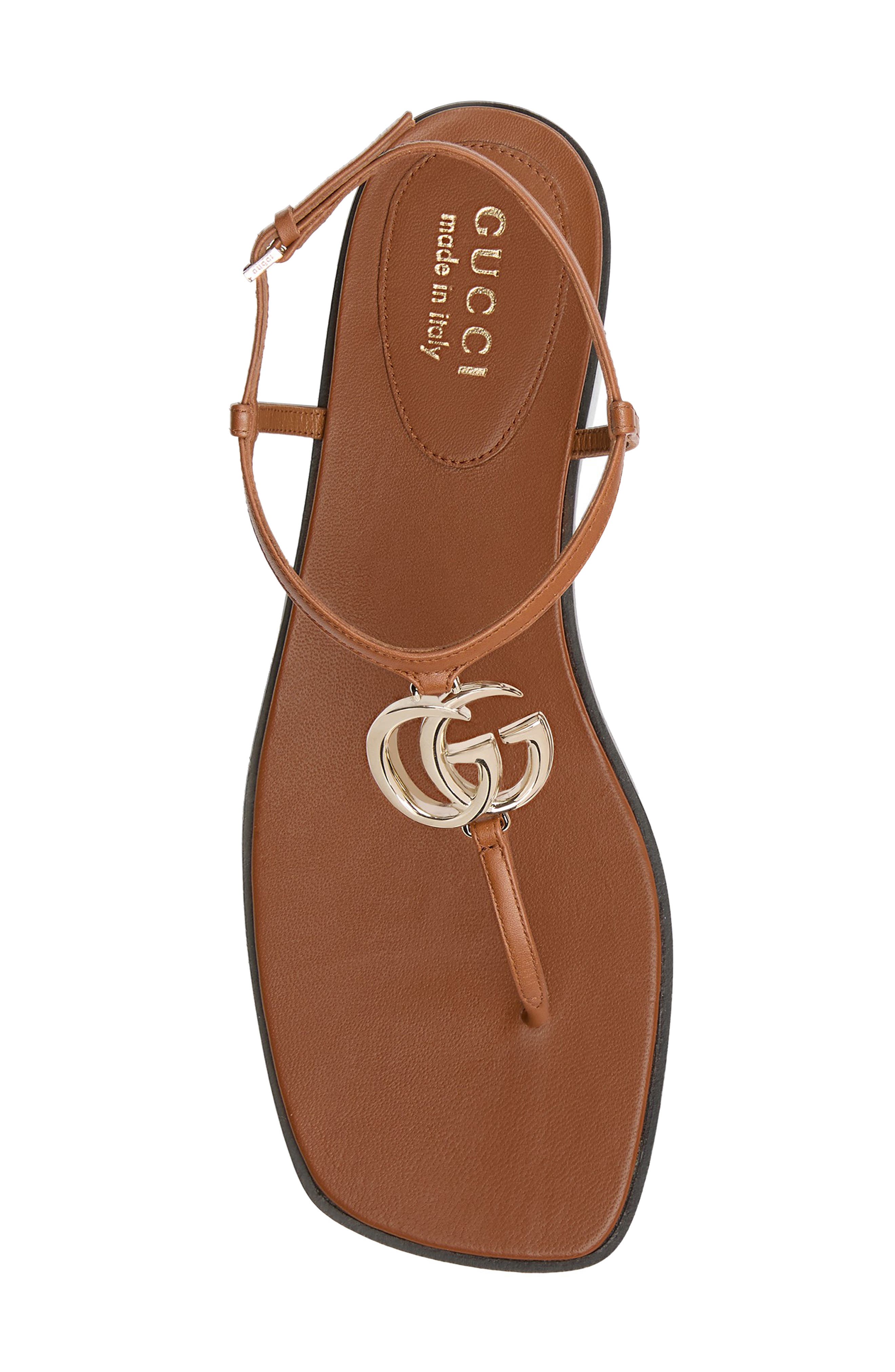 Gucci Marmont GG T-Strap Sandal (Women) | Nordstrom