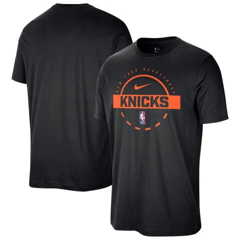 Men's Nike  Black New York Knicks Authentic Practice T-Shirt
