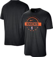 Nike Men's Nike  Black New York Knicks Authentic Practice T-Shirt