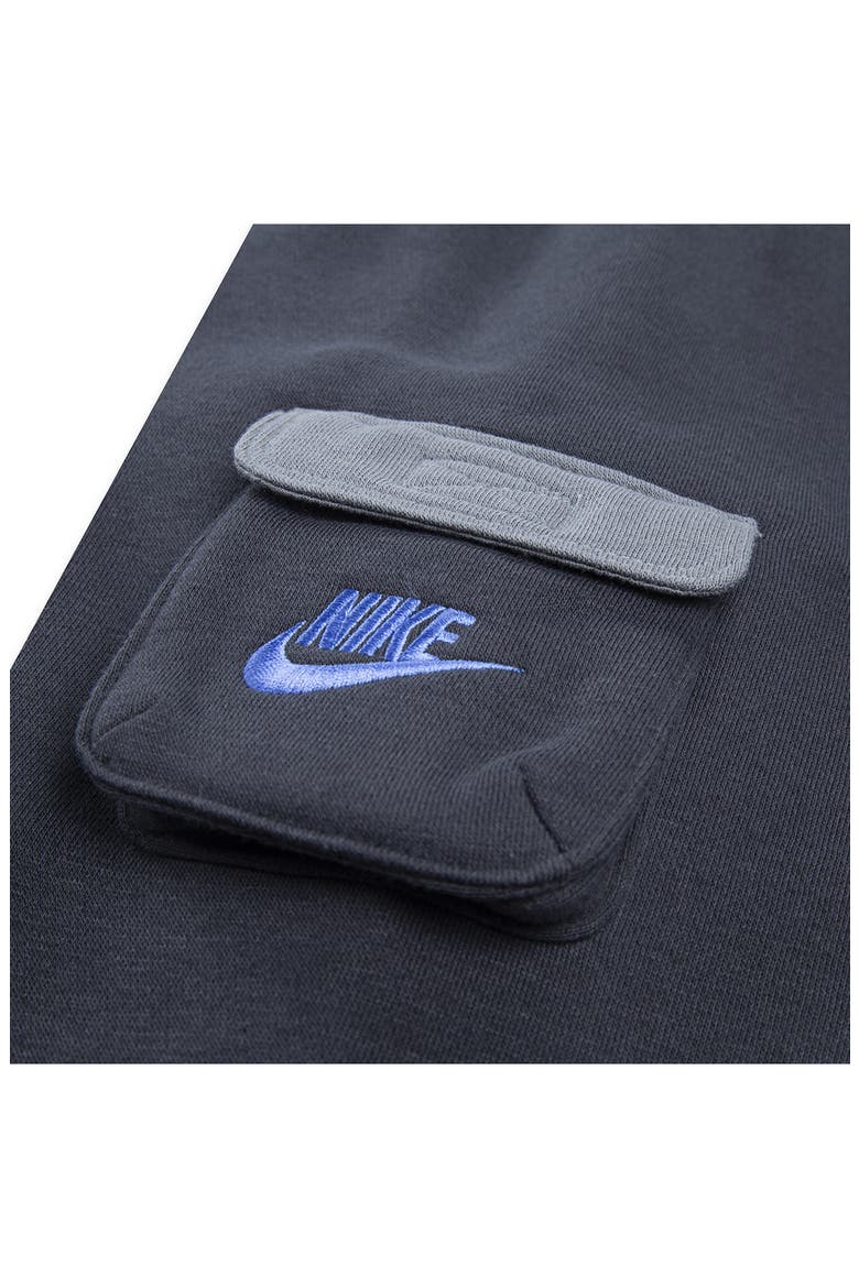 Kids' Sportswear Hoodie & Cargo Pants Set, Alternate, color, DARK SMOKE GREY